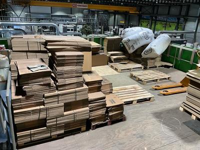 Översiktsbild av packaging material